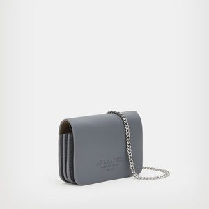 Honore Leather Cardholder
gunmetal allsaints wallet